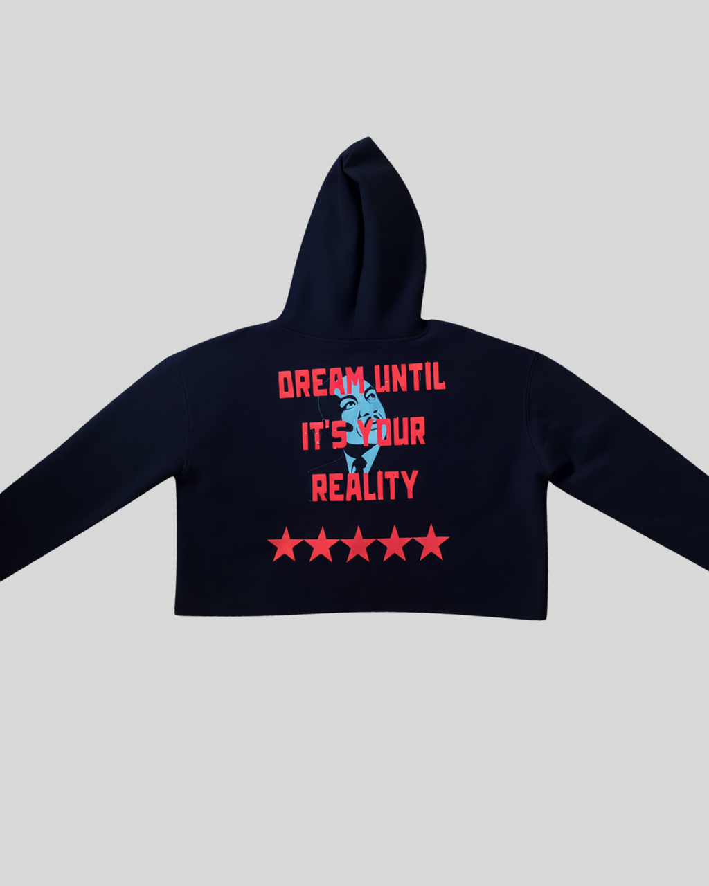 “Dream Bigger” Cropped Hoodie
