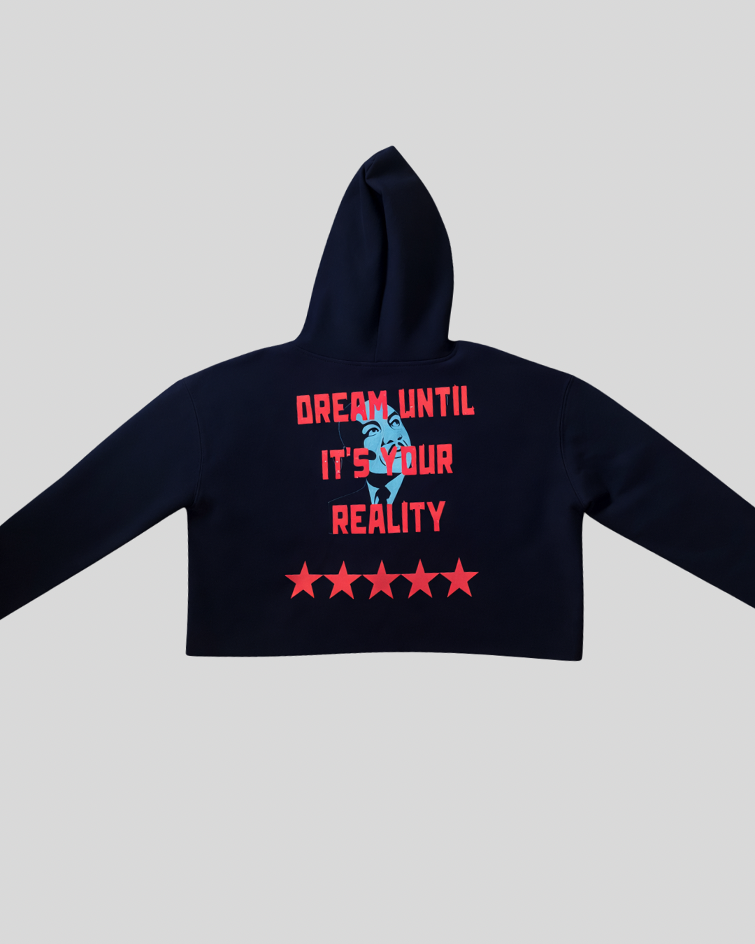 “Dream Bigger” Cropped Hoodie